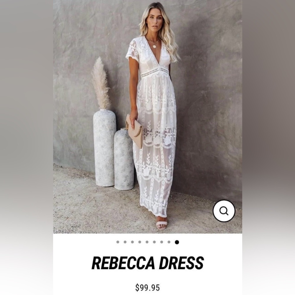 Elegant Lace Maxi Dress Boho Stunning Chic Classy